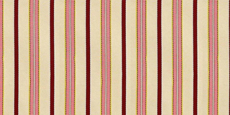 Nishijin Woven Stripe Small Pouch - Handmade in Kyoto Japan | Cosmetic Makeup Bag, Japanese Gamaguchi Pouch for Travel Toiletry & Stationery | Perfect Bag Organizer for Women's Purse, Office Essentials & Daily Use