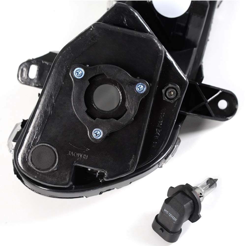 G-PLUS Front Bumper Fog Lights for 2013-2016 Ford Escape & Kuga - Black Housing Clear Lens Driving Fog Lamps Pair (Driver & Passenger Side) - Perfect for Night Driving and Off-Road Adventures