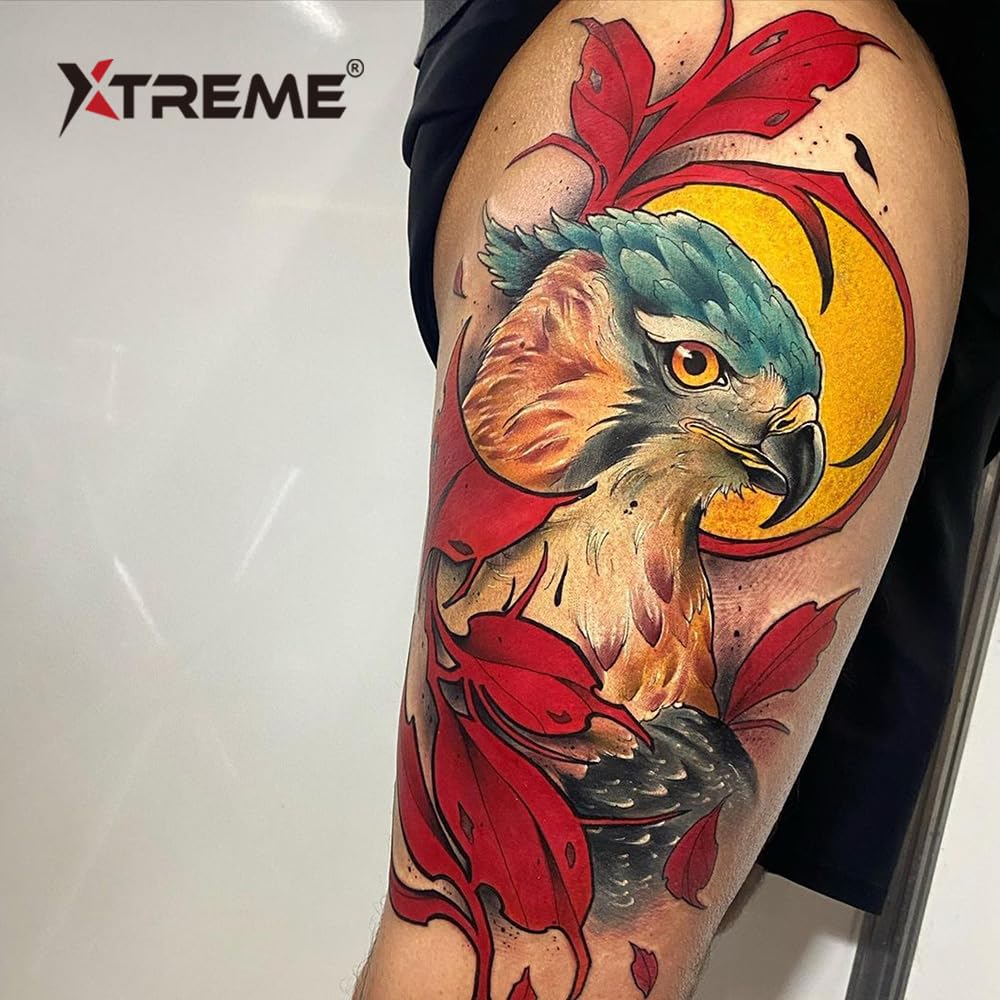 Xtreme Colors Super Black Tattoo Ink - 1oz Professional Tattoo Pigment Bottle for Artists - Perfect for Black & Grey Tattoos, Permanent Makeup & Body Art