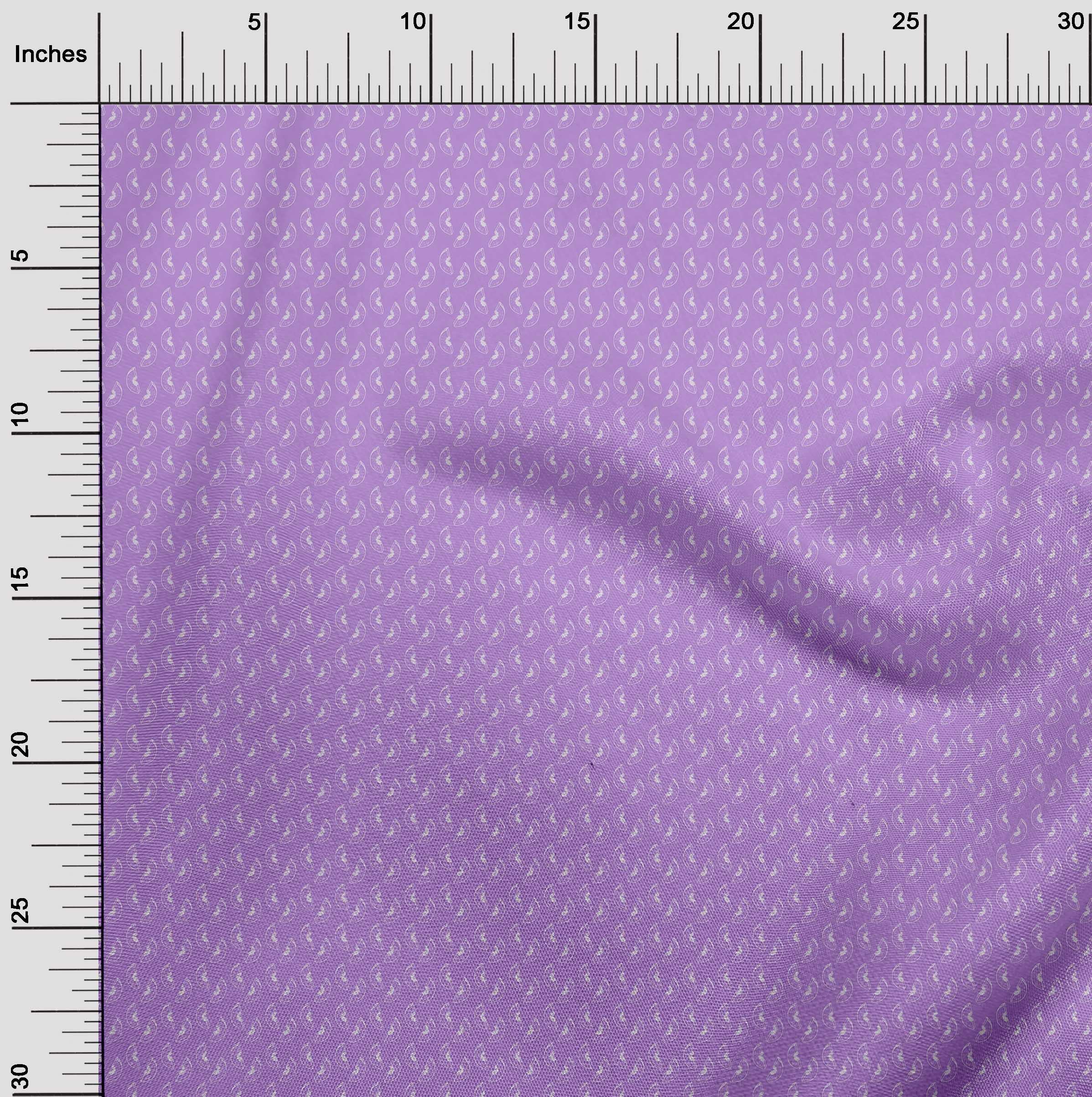 Velvet Purple Fabric by The Yard - 58 Inch Wide Printed DIY Sewing Material for Clothing, Crafts & Home Decor | Soft & Durable Papaya Sewing Supplies