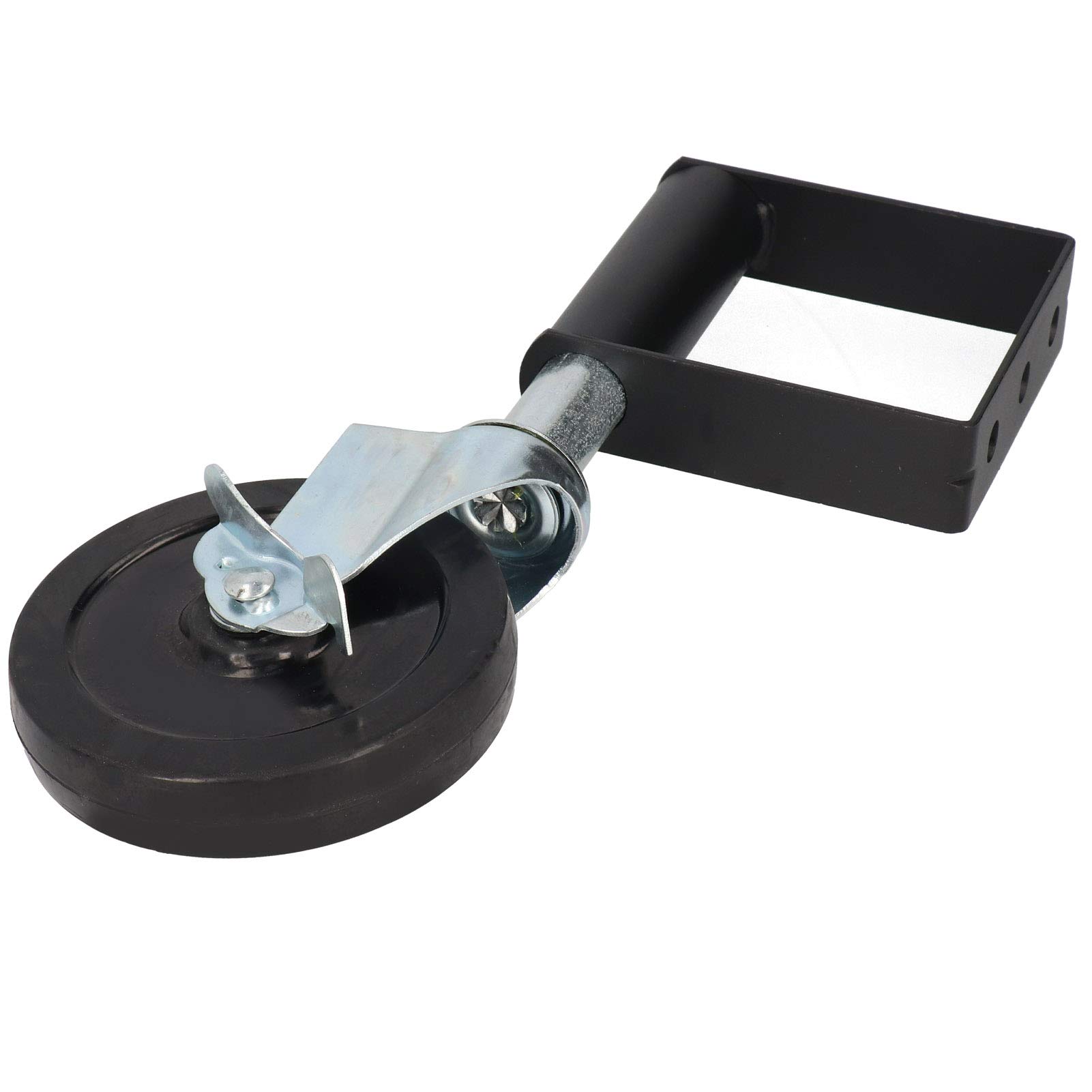 Heavy Duty 2 Hole Door Wheels - Durable Gate Casters for Tubular, Farm & Wooden Gates - Black - Perfect for Barn Doors, Sliding Gates & Home Improvement Projects