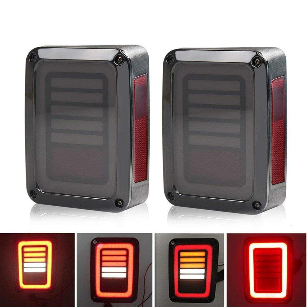 Euro Version LED Tail Lights - 9-32V LED Reverse Light & Turn Signal Lamps for Left & Right Sides | Durable Rear Brake Lights for Cars, Trucks & SUVs | Perfect for Night Driving & Enhanced Safety