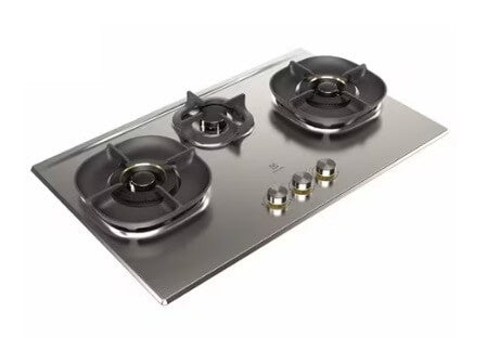 Electrolux EHG8351SCP 32-Inch Built-In Gas Hob with 3 Cooking Zones - UltimateTaste 500 Series for Professional Home Cooking | Perfect for Kitchens, Restaurants & Culinary Enthusiasts