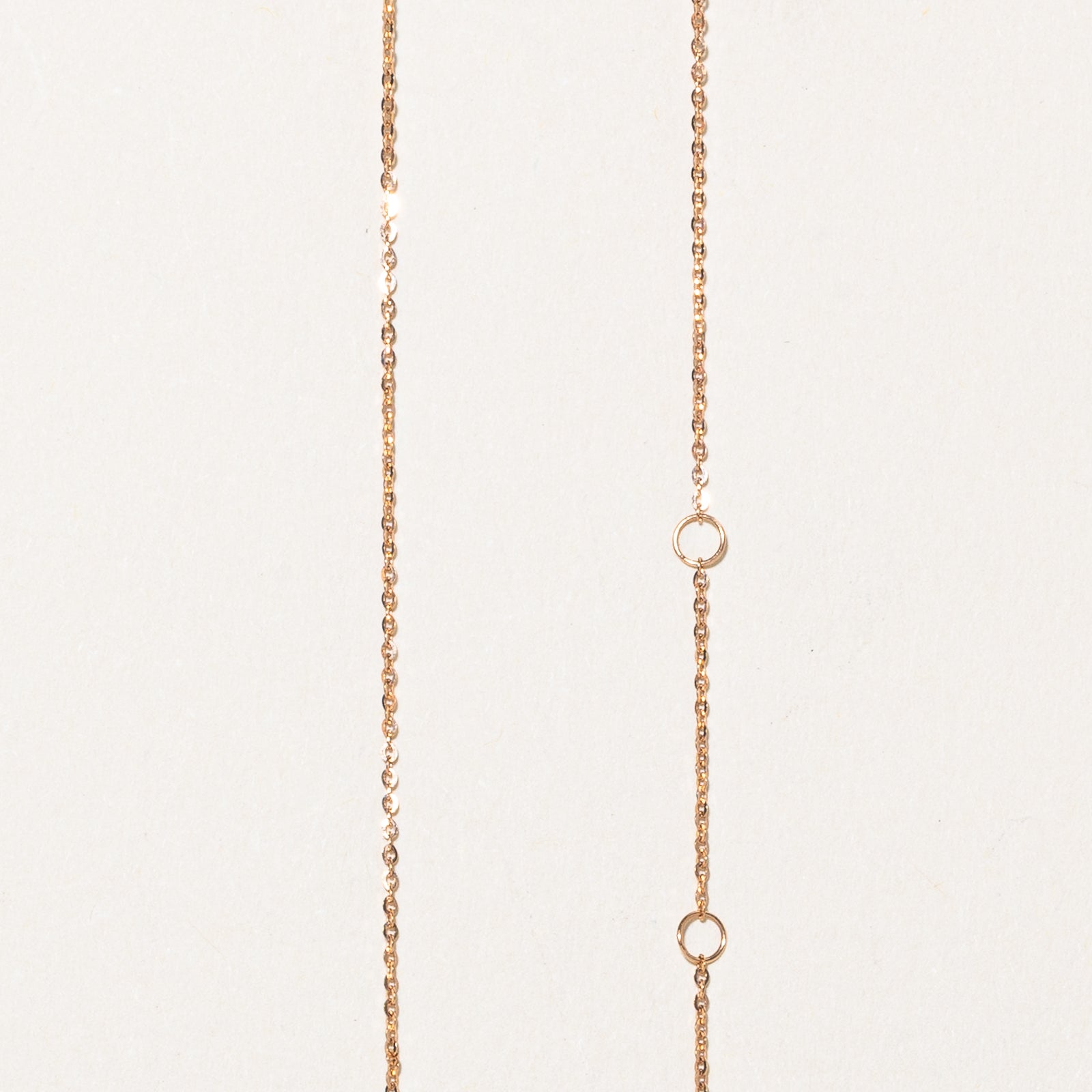 Diamond Clover Key Pendant Necklace | 0.03ctw | 18K Gold | Elegant Jewelry for Women | Perfect Gift for Birthday, Anniversary & Valentine's Day