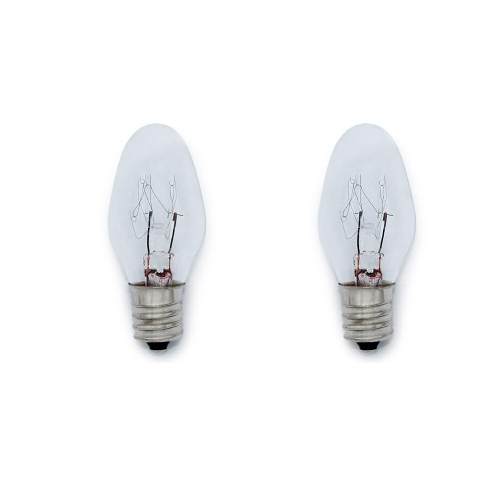 Technical Precision 15C7 Battery and Light Bulb Replacement - 2 Pack Set for Flashlights, Emergency Kits & Household Devices