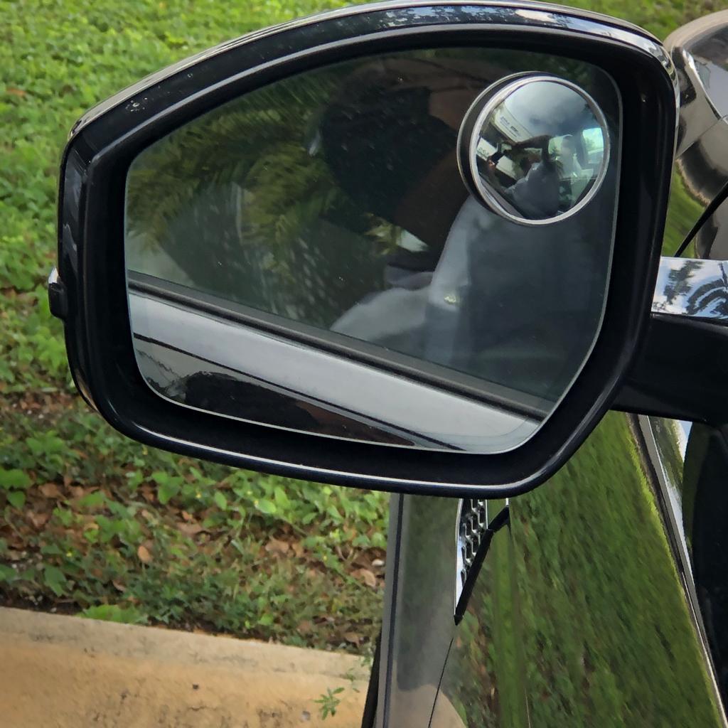 Fortpro 2 Convex Blind Spot Stick-On Mirror (F245656) - Wide Angle Rear View Mirror for Cars, Trucks & SUVs - Enhances Safety & Visibility While Driving, Parking & Changing Lanes