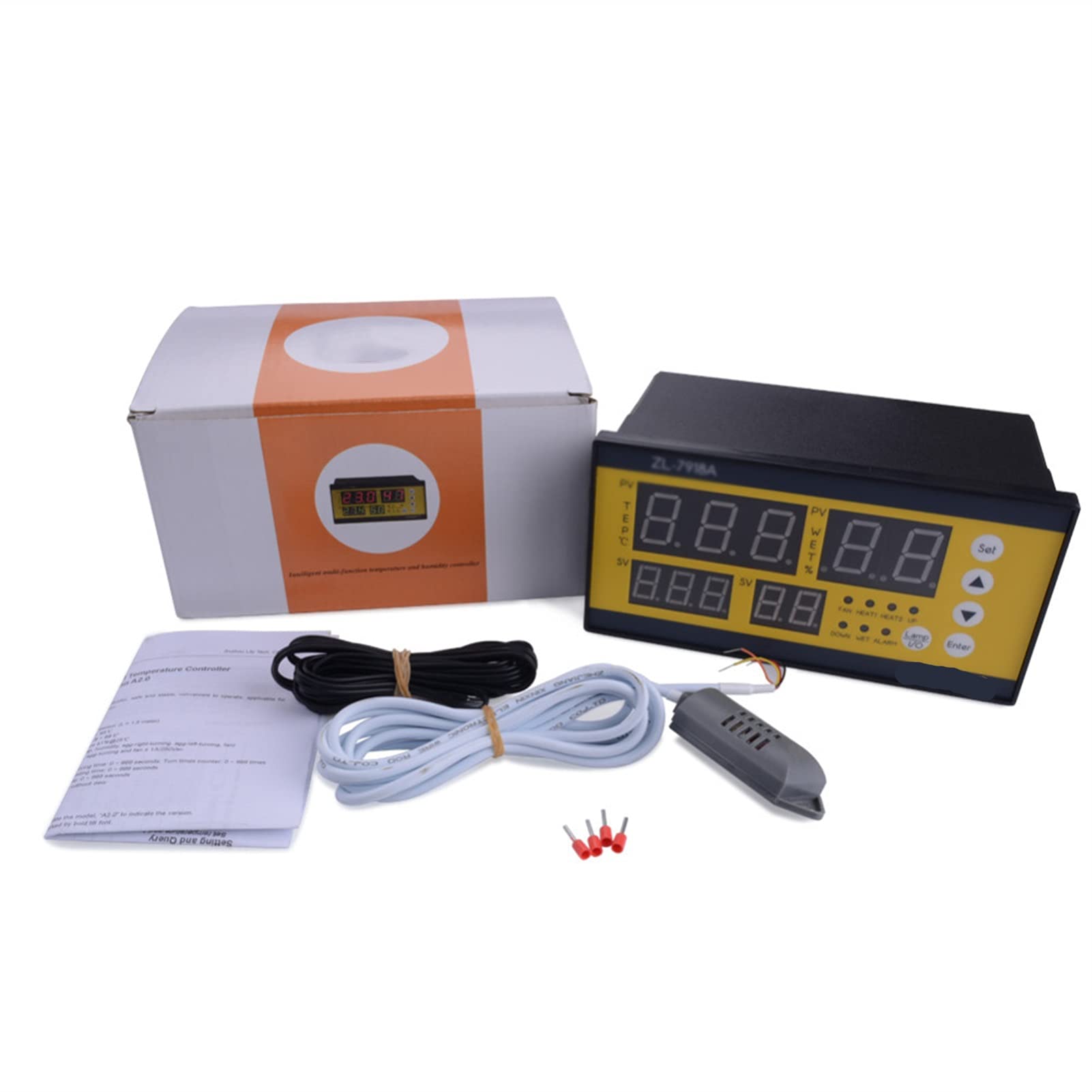 Digital Egg Incubator Thermostat - Poultry Temperature & Humidity Controller for Hatching Eggs