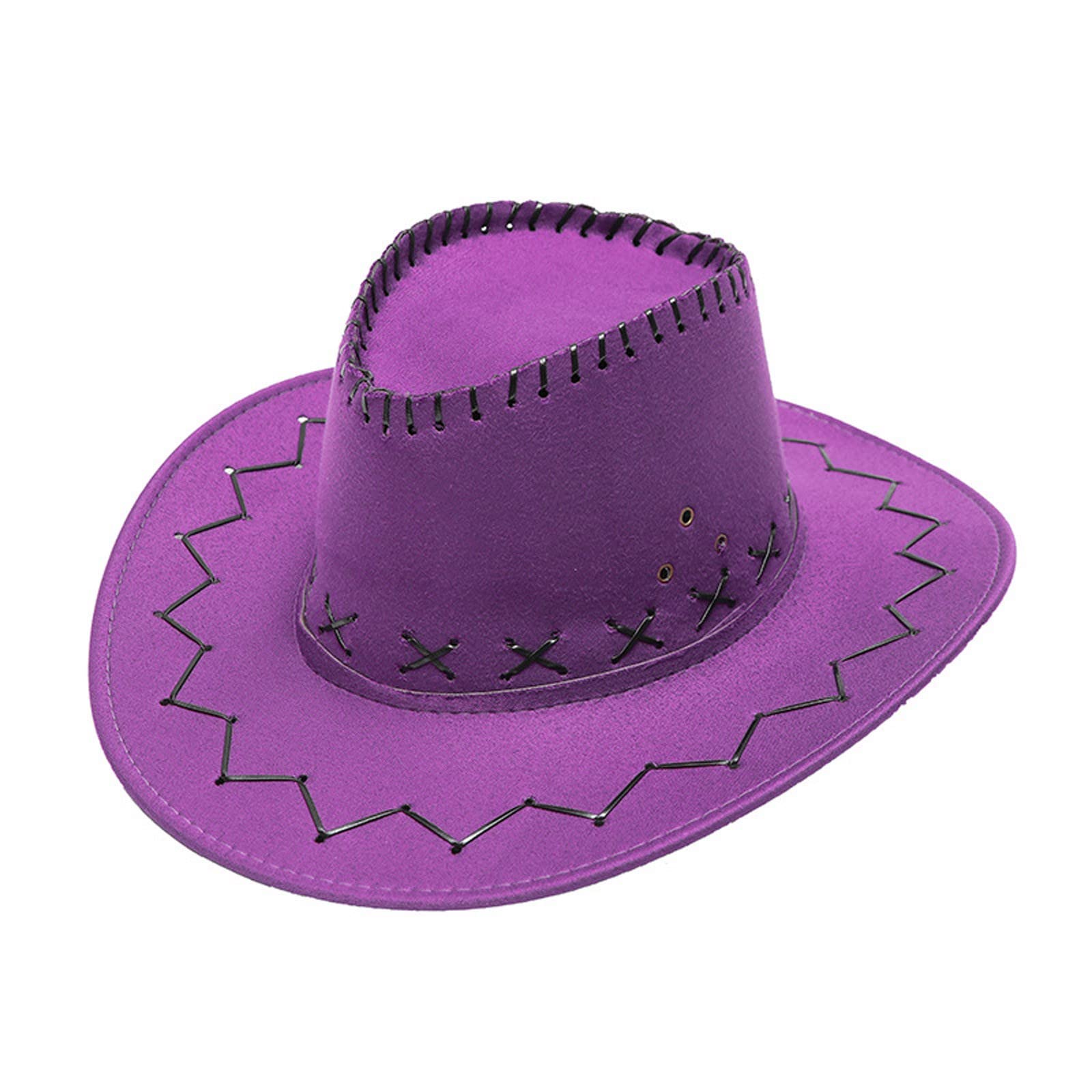 Men's Western Cowboy Hat - Wide Brim Summer Sun Hat for Travel & Outdoor Activities | Casual Fedora Style for Toddler Boys | UV Protection & Breathable Design