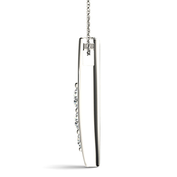 0.50 Carat Diamond Three Stone Pendant Necklace - Elegant Jewelry Gift for Women, Perfect for Anniversary, Wedding & Special Occasions