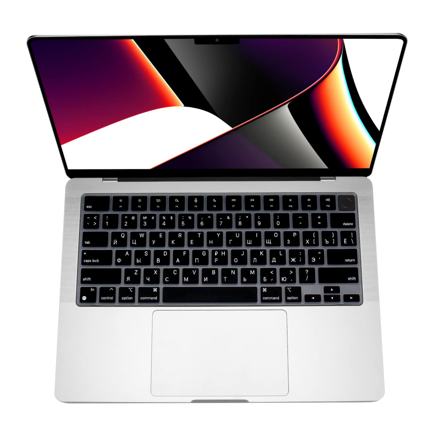 Russian Language Silicone Keyboard Cover for MacBook Air 13.6