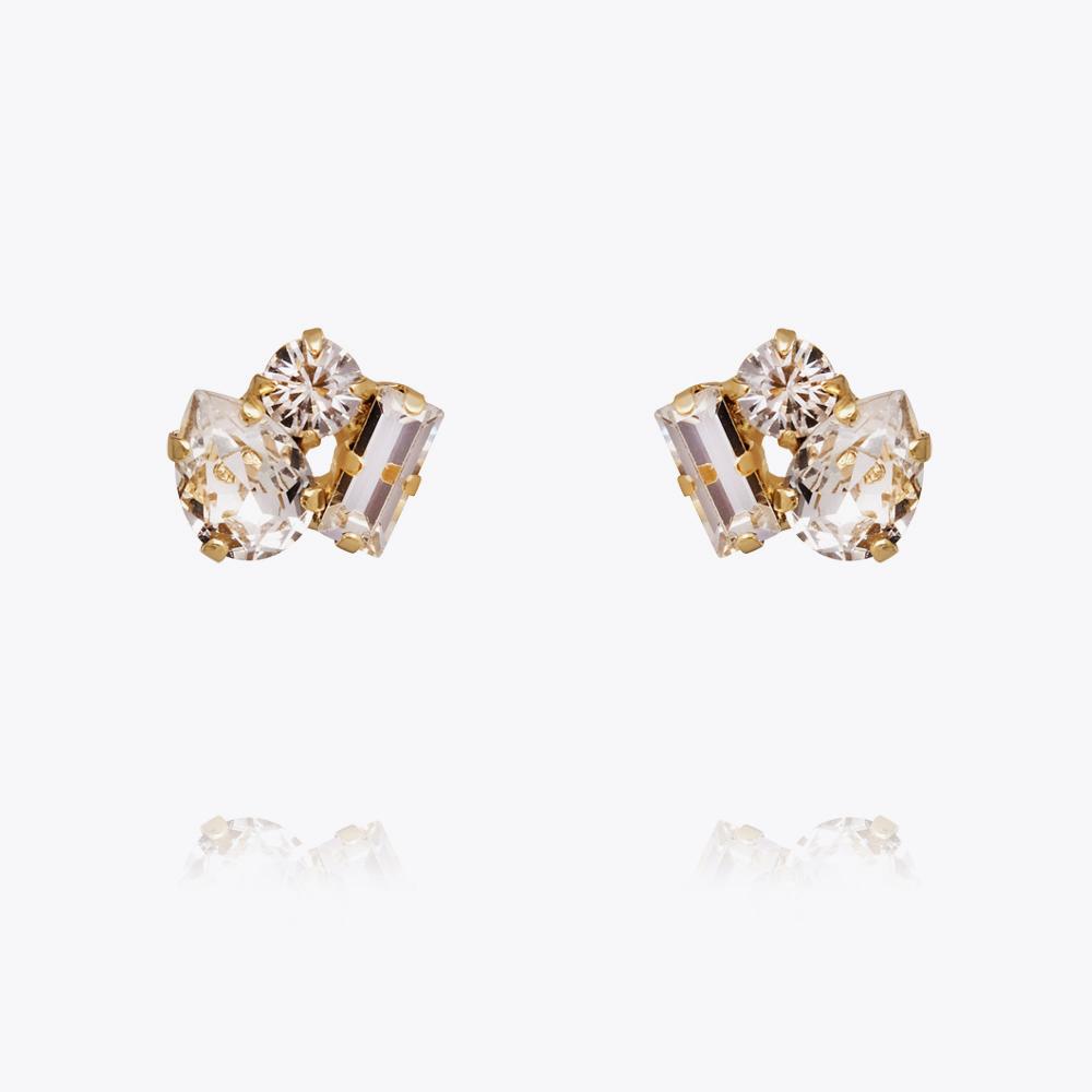 Elegant Crystal Stud Earrings for Women - Hypoallergenic & Sparkling Jewelry Gift for Everyday Wear, Parties & Special Occasions