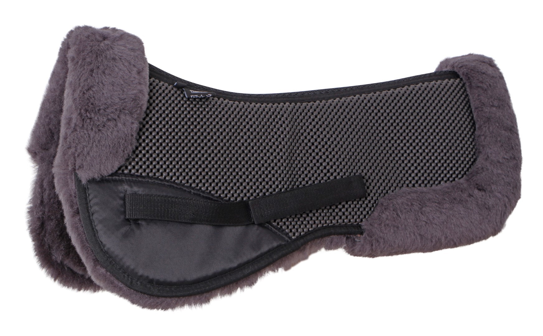 Premium Cavallino Grip Lambswool Half Pad for Horse Riding - Non-Slip Saddle Pad for Dressage, Jumping & Training - Breathable & Shock-Absorbing