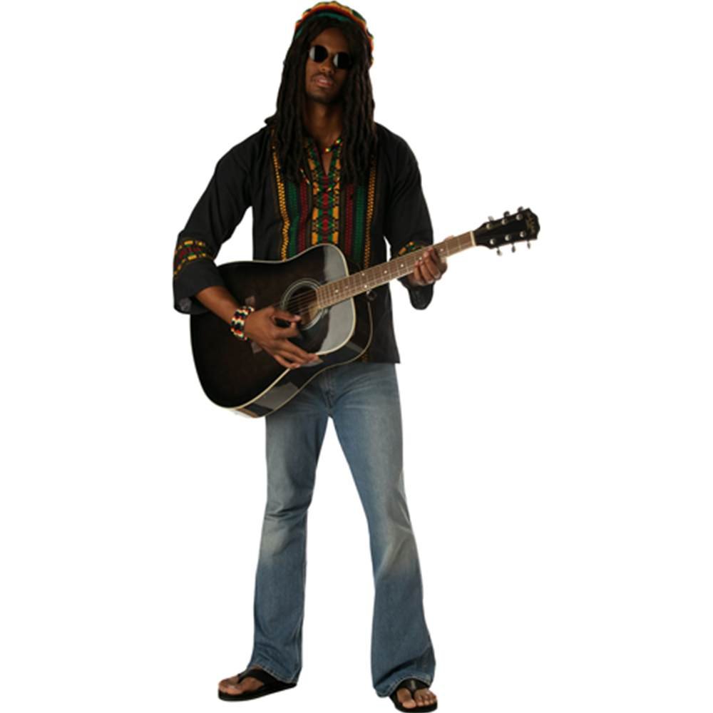 California Costumes Men's Reggae Man Costume - Jamaican Rasta Outfit for Halloween, Cosplay & Theme Parties - Perfect for Caribbean Nights & Music Festivals