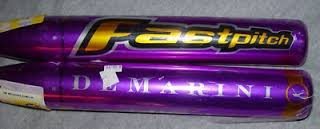 DeMarini DXUFP Ultimate Fastpitch Softball Bat - USSSA Certified, Purple/Orange Design - Perfect for Competitive Fastpitch Games & Training Sessions