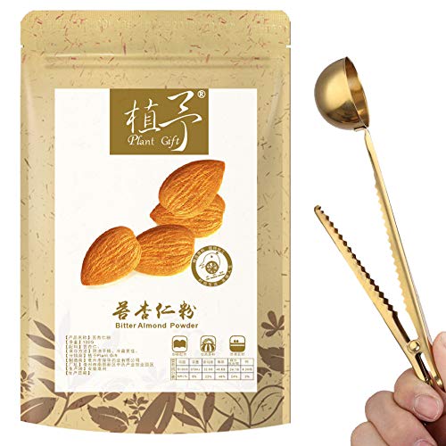 100% Pure Natural Bitter Almond Powder for Face Mask & Skincare - Exfoliating, Freckle Removal & Moisturizing (100g) | DIY Beauty Treatments & Organic Cosmetics
