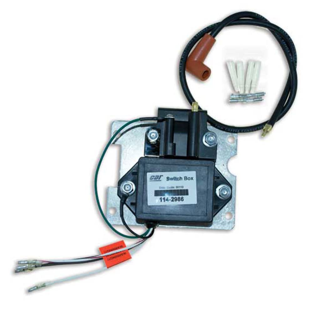 CDI Electronics 114-2986 Mercury/Mariner Ignition Pack for 4/6 Cylinder Engines (1967-1979) - Compatible with Outboard Motors & Marine Boats