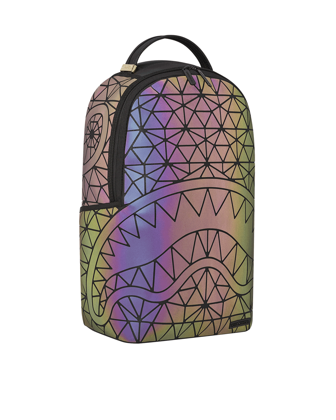 Electroluminescent Shark DLXSV Backpack - Glow in The Dark Backpack for Night Running, Cycling & Outdoor Adventures