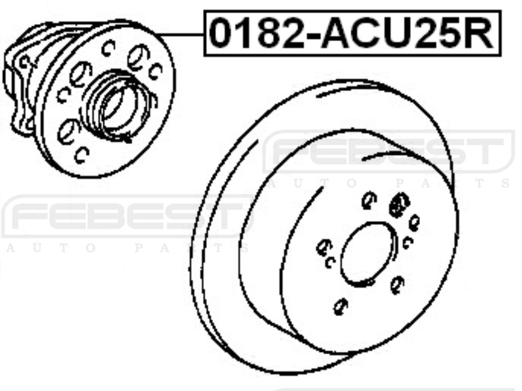 Rear Wheel Hub for Toyota Camry Corolla RAV4 - High-Quality Replacement Part for Smooth & Safe Driving - Perfect for City Commute & Road Trips