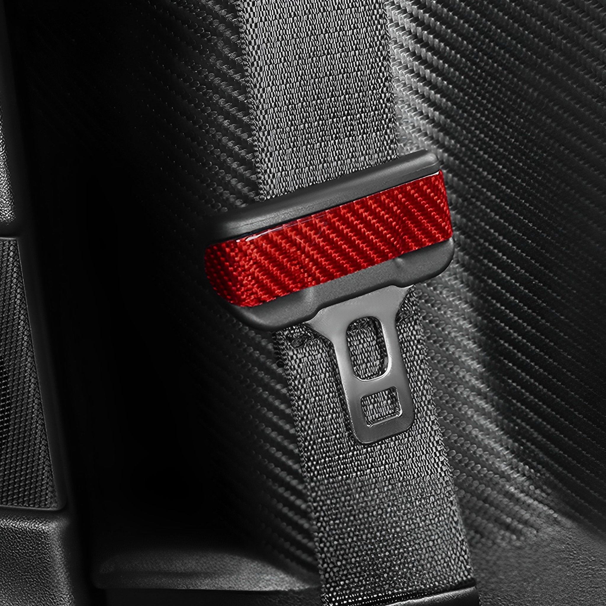 Premium Real Carbon Fiber Seat Belt Cover for Tesla Model 3 (2017-2024), Highland Model 3 & Model Y (2020-2025) – Luxury Interior Accessory for Car Enthusiasts & Tesla Owners – Perfect for Daily Driving, Road Trips & Car Shows