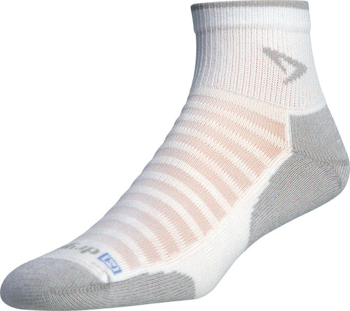 Drymax Running Lite Mesh Quarter Crew Socks - Moisture Wicking Athletic Socks for Men & Women - Perfect for Running, Hiking & Workouts