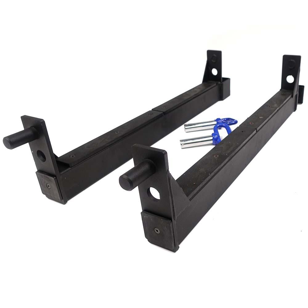 Force USA 4FT Box Safety Squat Bar (Pair) - Heavy Duty Powerlifting Equipment for CrossFit, Strength Training & Home Gym Workouts