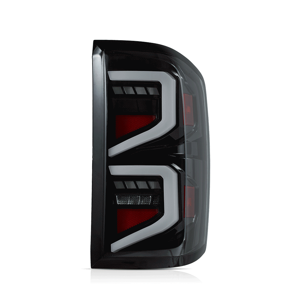 2014-2018 Chevrolet Silverado LED Tail Light Assembly with Dynamic Welcome Lighting - Durable Replacement for Enhanced Visibility & Style | Perfect for Night Driving, Off-Roading & Custom Truck Upgrades