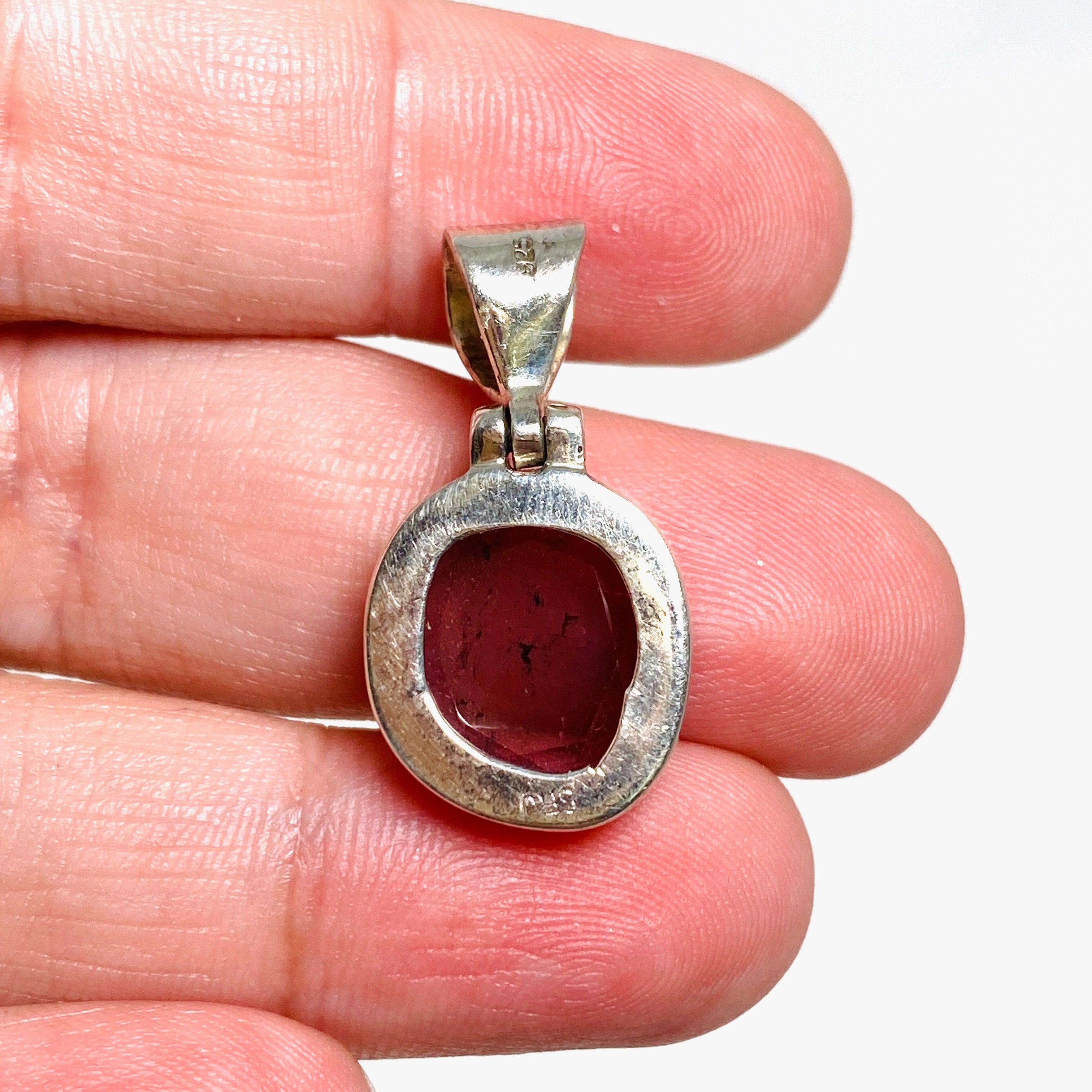 Natural Pink Tourmaline Faceted Pendant Necklace - 925 Sterling Silver Jewelry for Women - Perfect for Valentine's Day Gifts & Everyday Elegance