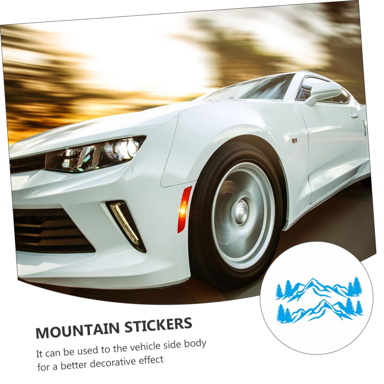 Anneome 2 Pack Car Window Decals & Bumper Stickers - Fade Resistant PVC Vinyl Decals for Cars, Trucks & SUVs - Perfect for Personalization, Gifts & Showcasing Personality