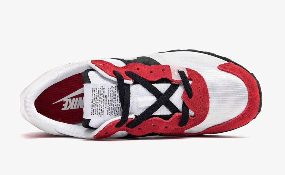 Nike Women's V-Love O.X. Sneakers AR4269-101 - White/White-Gym Red-Black - Size 7.5 - Comfortable Casual & Gym Shoes for Running, Training & Everyday Wear