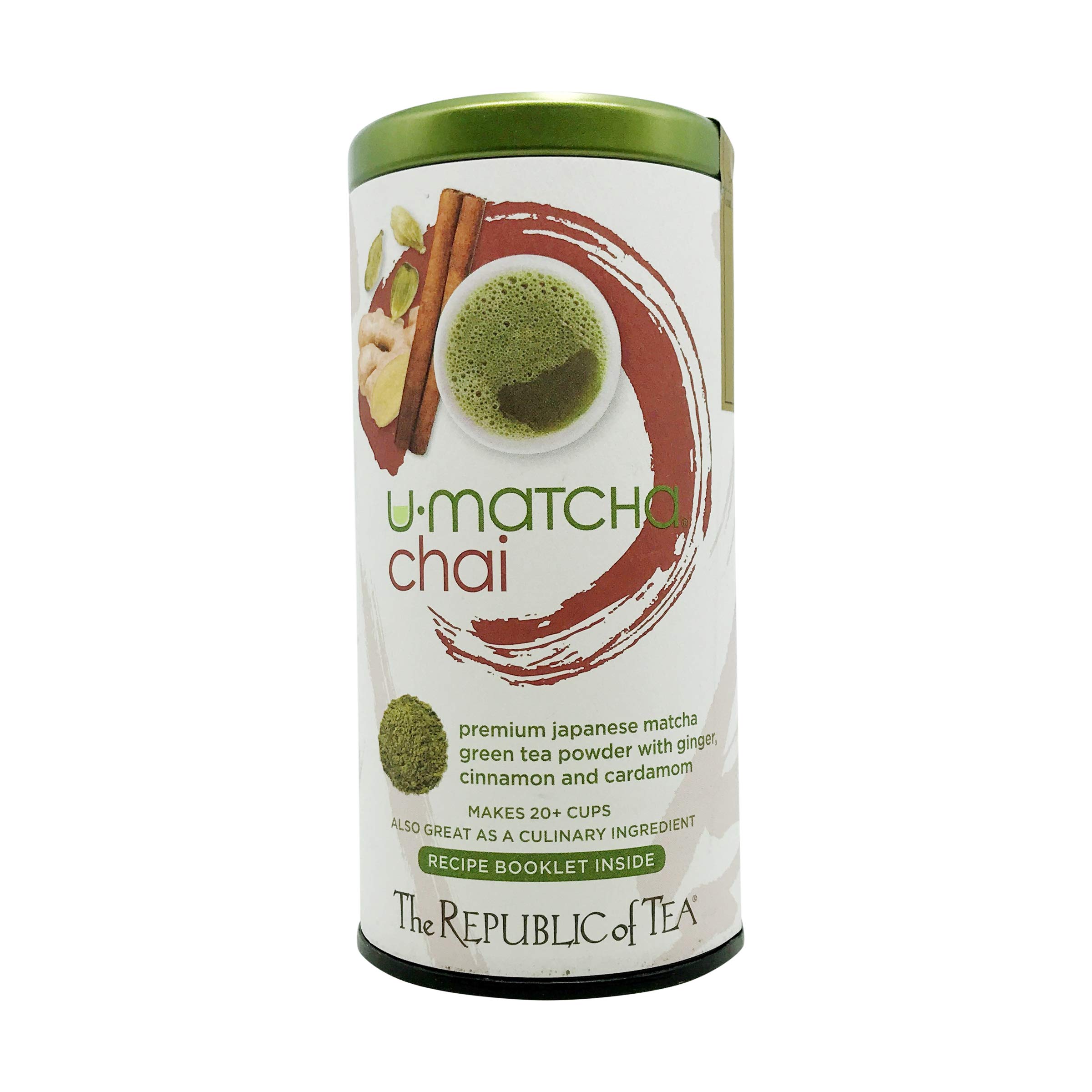 Organic U-Matcha Chai Tea Powder - 1.5oz (20+ Cups) | Premium Matcha Green Tea with Authentic Chai Spices | Perfect for Lattes, Baking & Wellness Drinks