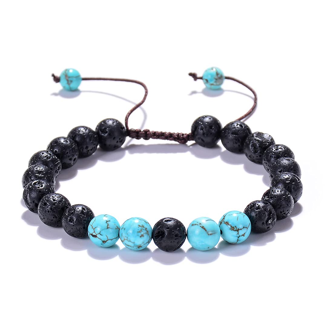 Solar System Bracelet - Universe Galaxy Bracelet with Eight Planets & Lava Rock Beads - Stretch Yoga Chakra Bracelet for Men & Women - Aromatherapy Essential Oil Diffuser - Perfect for Meditation, Yoga & Spiritual Healing