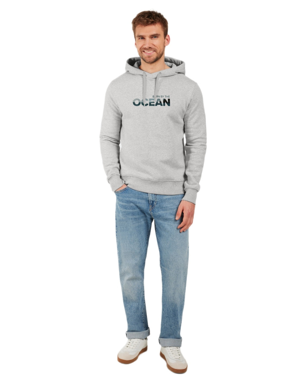 Didriksons Men's Ven Ocean Hoodie - Waterproof Windproof Fleece-Lined Jacket for Outdoor Activities & Hiking