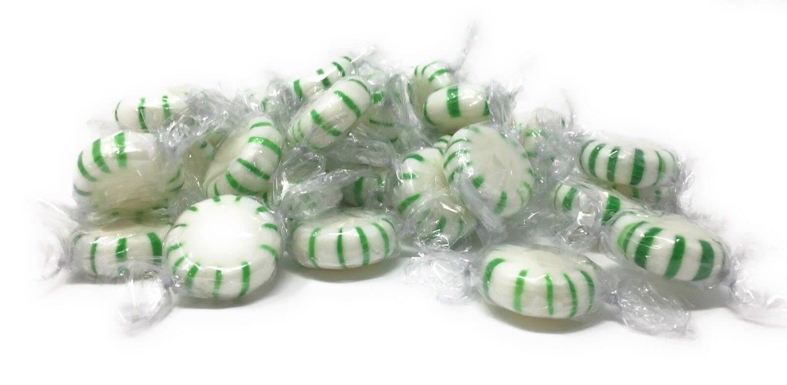 Yankee Traders Spearmint Starlight Mints - 4lb Bulk Wrapped Candy for Parties, Holidays & Office Treats | Refreshing Mint Flavor