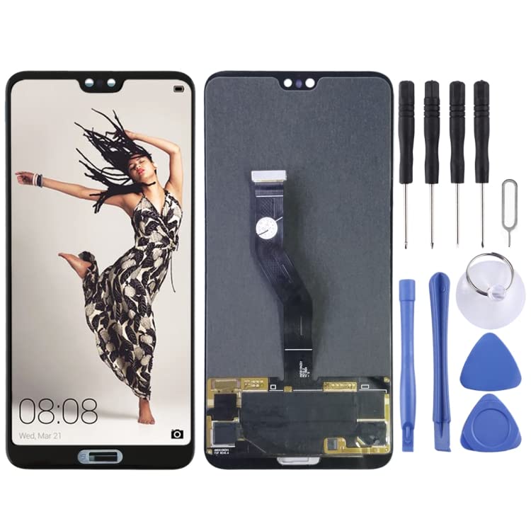 Original Huawei P20 Pro OLED LCD Screen Replacement with Digitizer - Full Assembly in Black | High-Quality Display Repair for Gaming & Multimedia Use