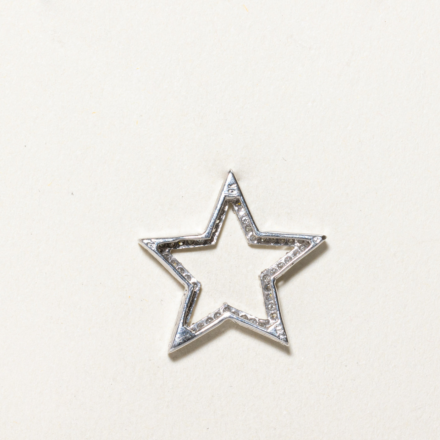 0.20ctw Diamond Open Star Pendant Necklace - Elegant 14K Gold Jewelry for Women, Perfect for Anniversary Gifts & Special Occasions