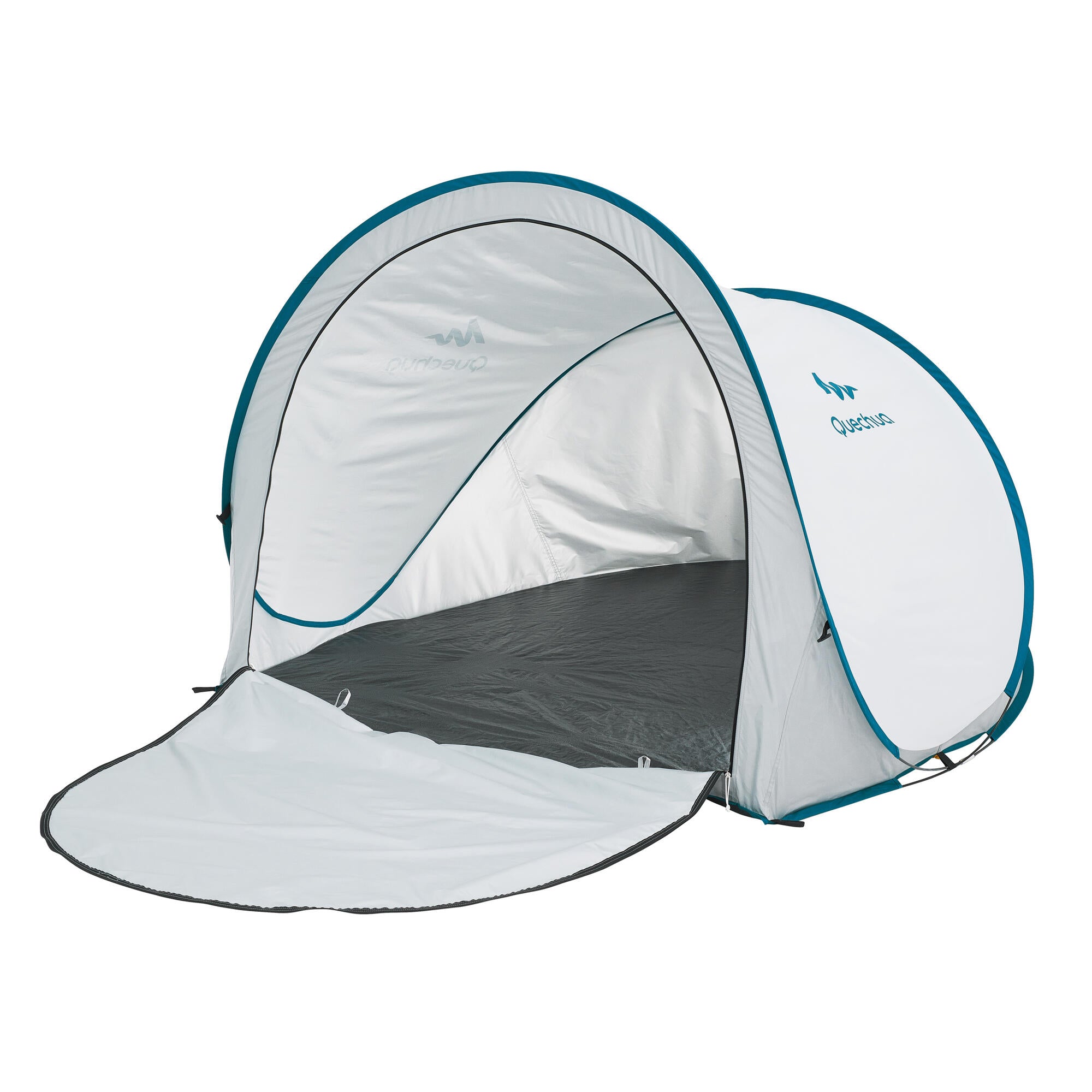 Quechua 22 Pop Up Extra Large Camping Beach Shelter - Sun Protection & Blackout Tent for Outdoor Adventures, Picnics, and Beach Trips