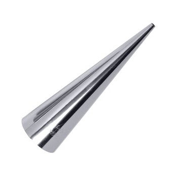 Ateco 928 Large Cream Hold Mold / Lady Locks Form Single, 6 3/8 Inch - Perfect for Baking Pastries, Cream Puffs, and Elegant Desserts