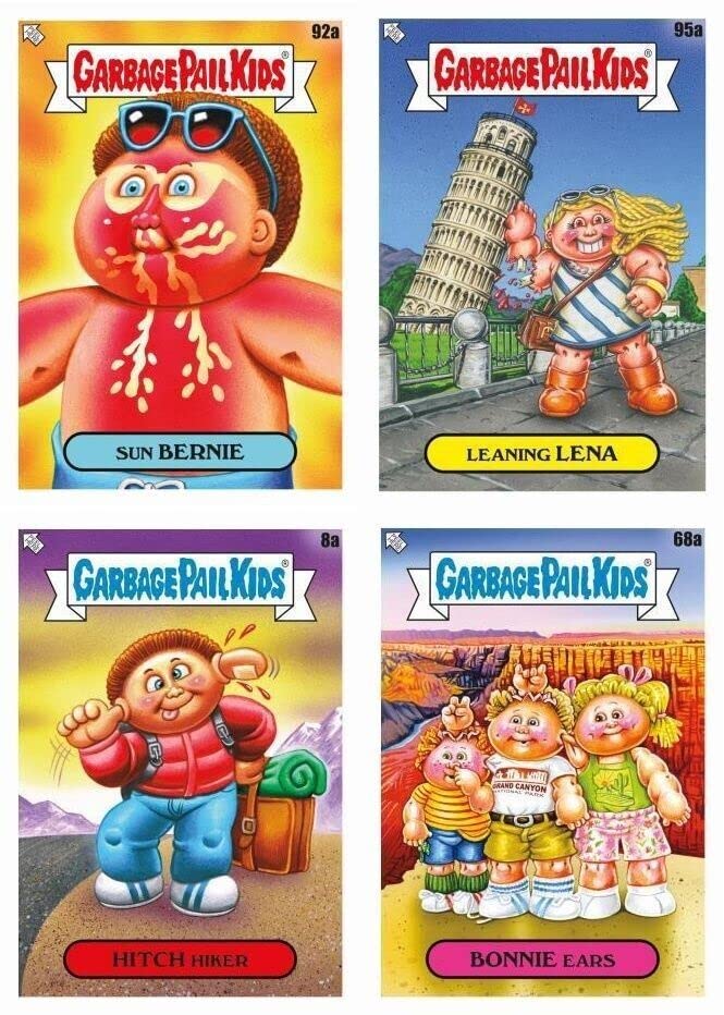 2021 Topps Garbage Pail Kids Go On Vacation Collector Edition Trading Cards - Rare & Limited Series for Collectors - Perfect for Display, Trading, and Nostalgic Gift Giving
