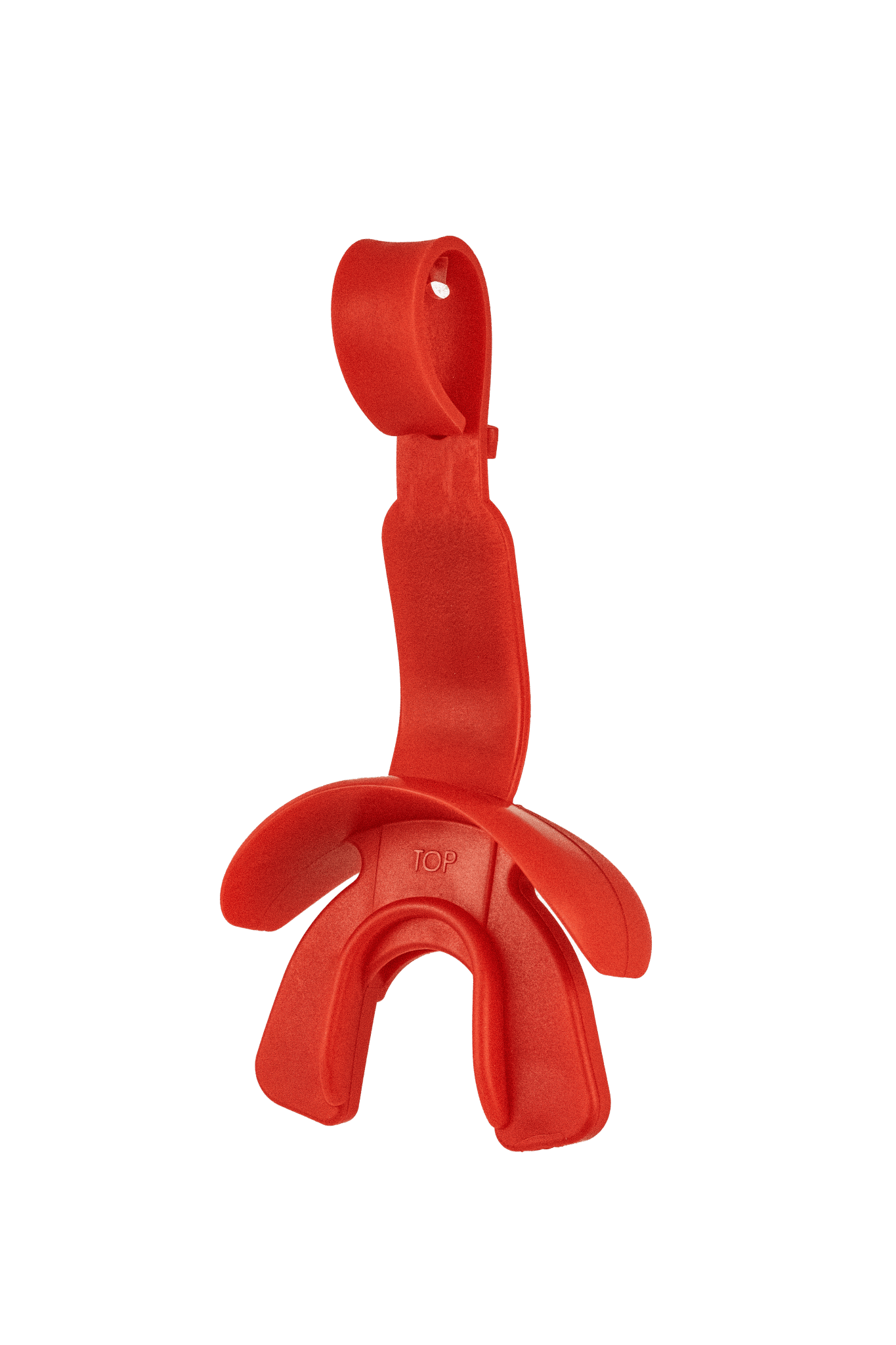 Red Lip Guard with Permanent Strap - Comfortable Mouth Protector for Sports, Martial Arts & Dental Protection - Ideal for Boxing, MMA & Teeth Grinding Prevention