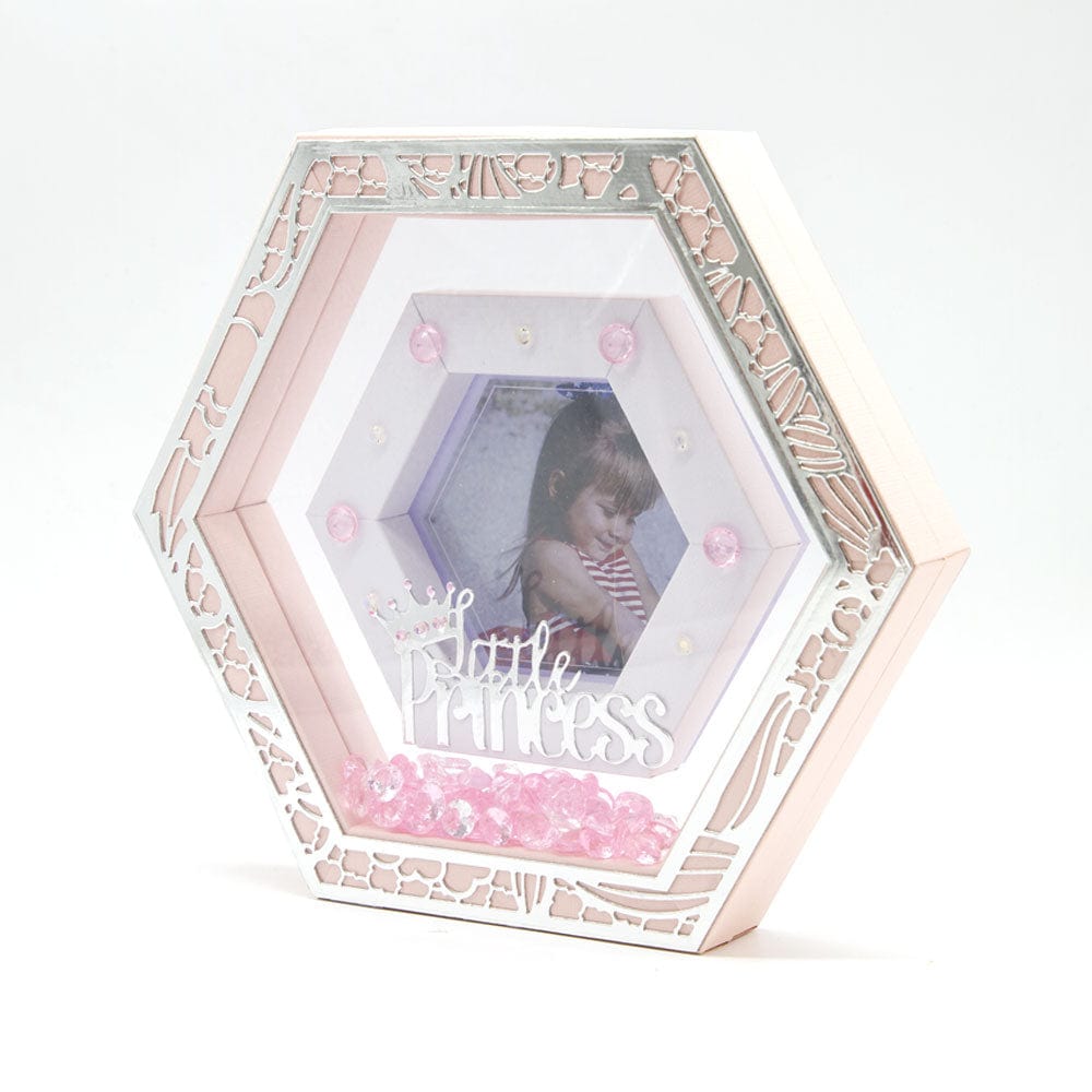 Tonic Studios Hexagon Layering Die Set 3464e - Precision Cutting Dies for Scrapbooking, Card Making & DIY Crafts - Perfect for Paper Crafting, Home Decor & Gift Projects