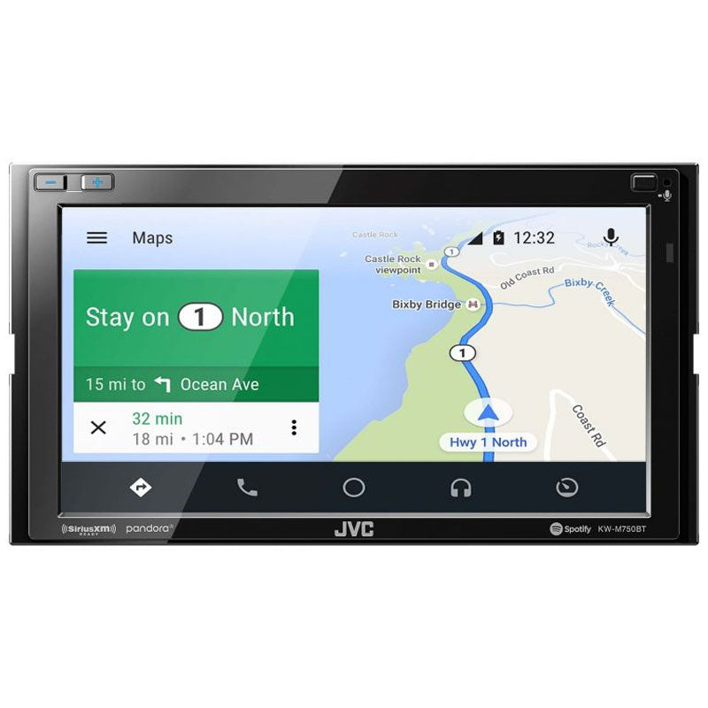 JVC KW-M750BT Wireless Car Stereo Receiver - Bluetooth, USB, AM/FM Radio, Hands-Free Calling - Perfect for Commuting, Road Trips, and Daily Driving