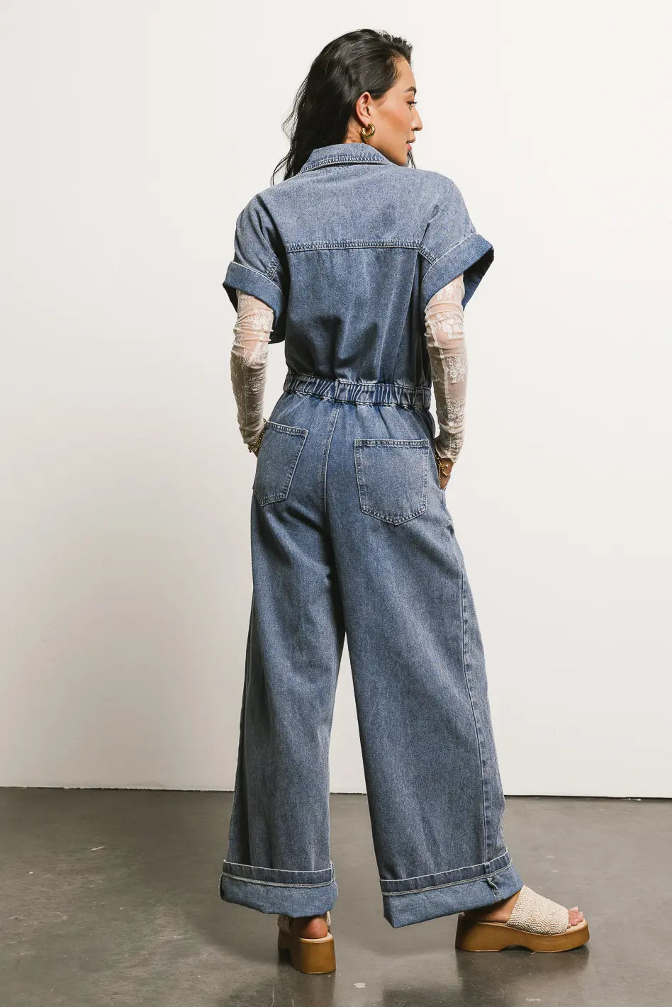 Milani Denim Jumpsuit for Women - Stylish One Piece Romper with Pockets | Perfect for Casual Outings, Date Nights & Summer Fashion (Final Sale)