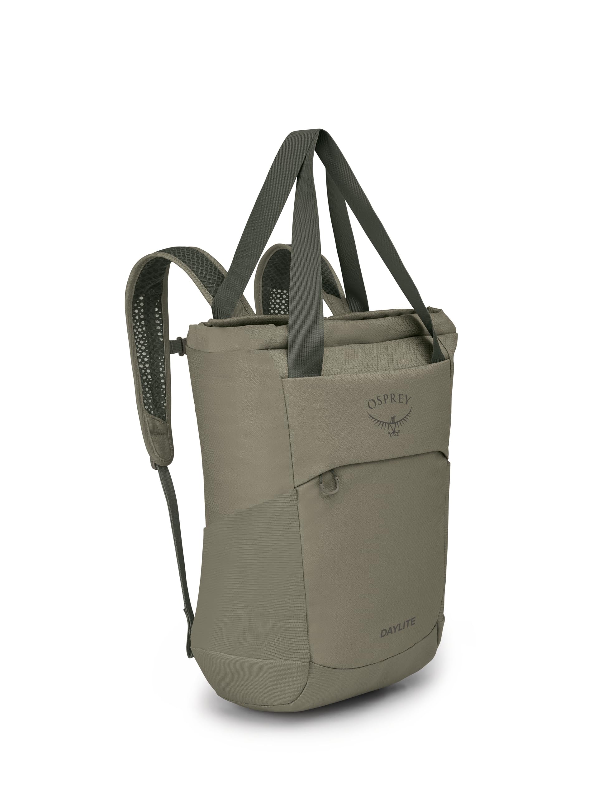 Osprey Daylite Tote Pack - Lightweight Water-Resistant Hiking Backpack for Women & Men, Perfect for Travel, Commuting & Outdoor Adventures (Tan Concrete)