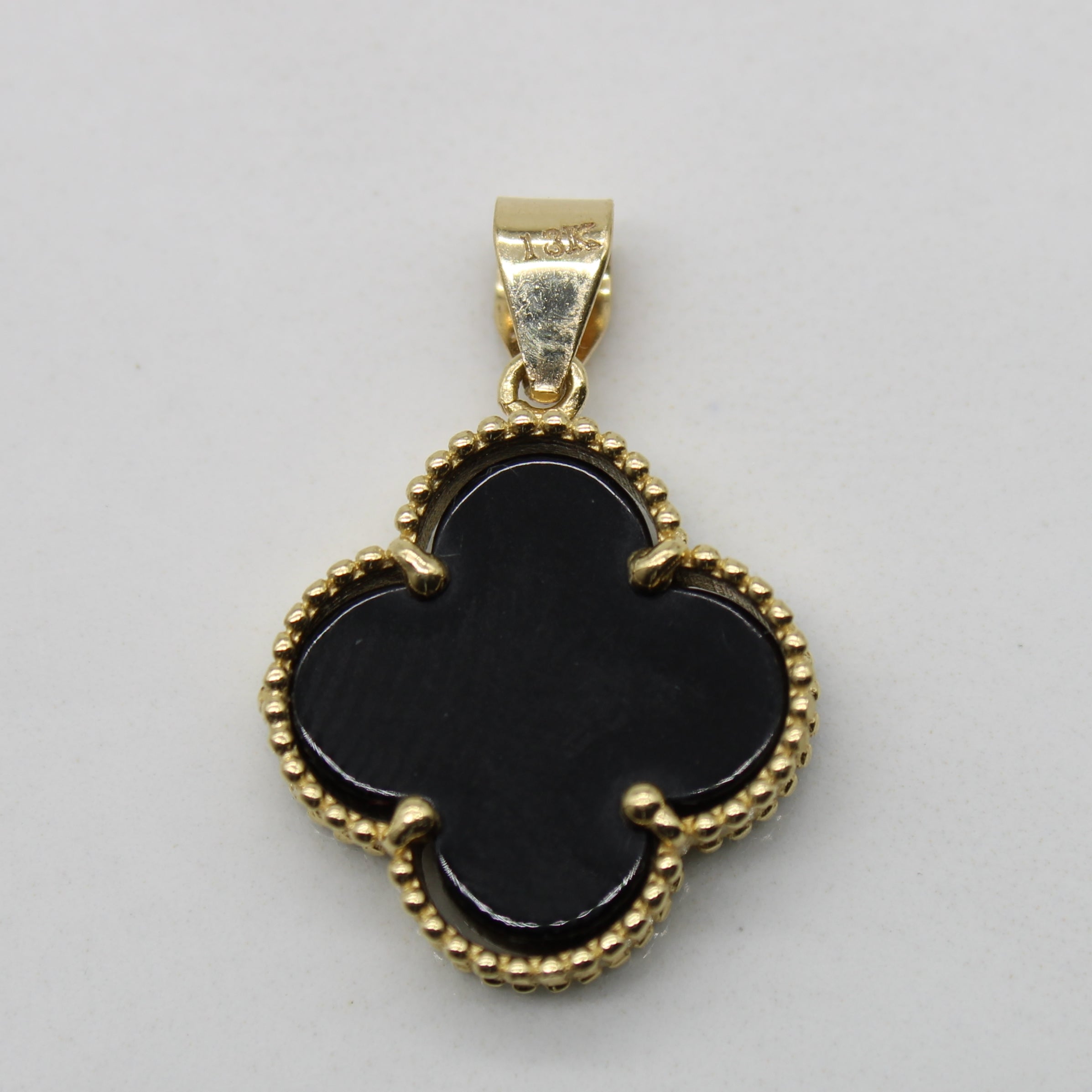 Onyx Four Leaf Clover Earrings and Pendant Set - 9.00ctw Genuine Onyx Jewelry for Women | Perfect for St. Patrick's Day, Birthdays, and Everyday Elegance