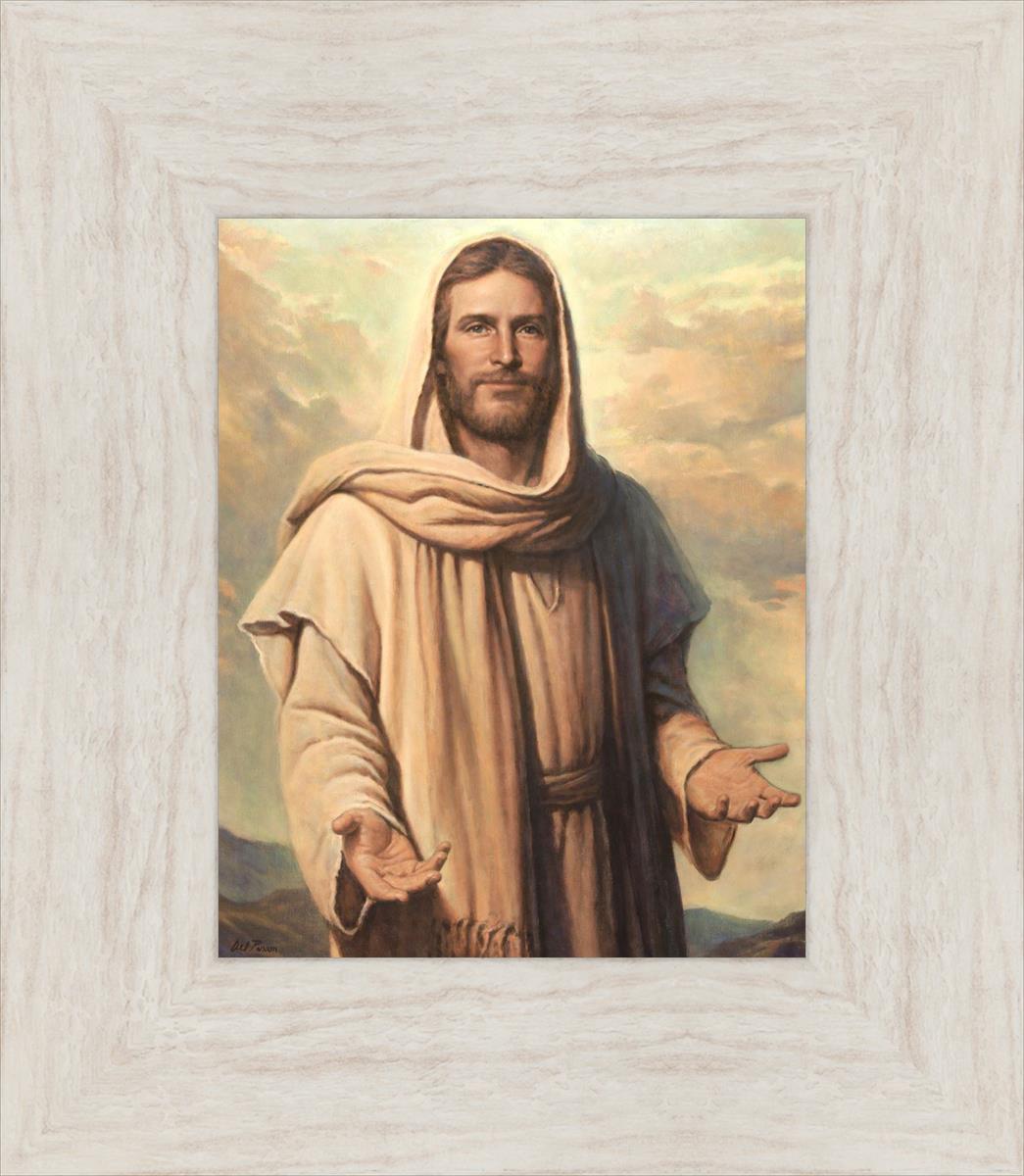 Abide With Me by Del Parson - Inspirational Christian Wall Art for Home & Church Decor - Perfect for Living Rooms, Bedrooms & Worship Spaces