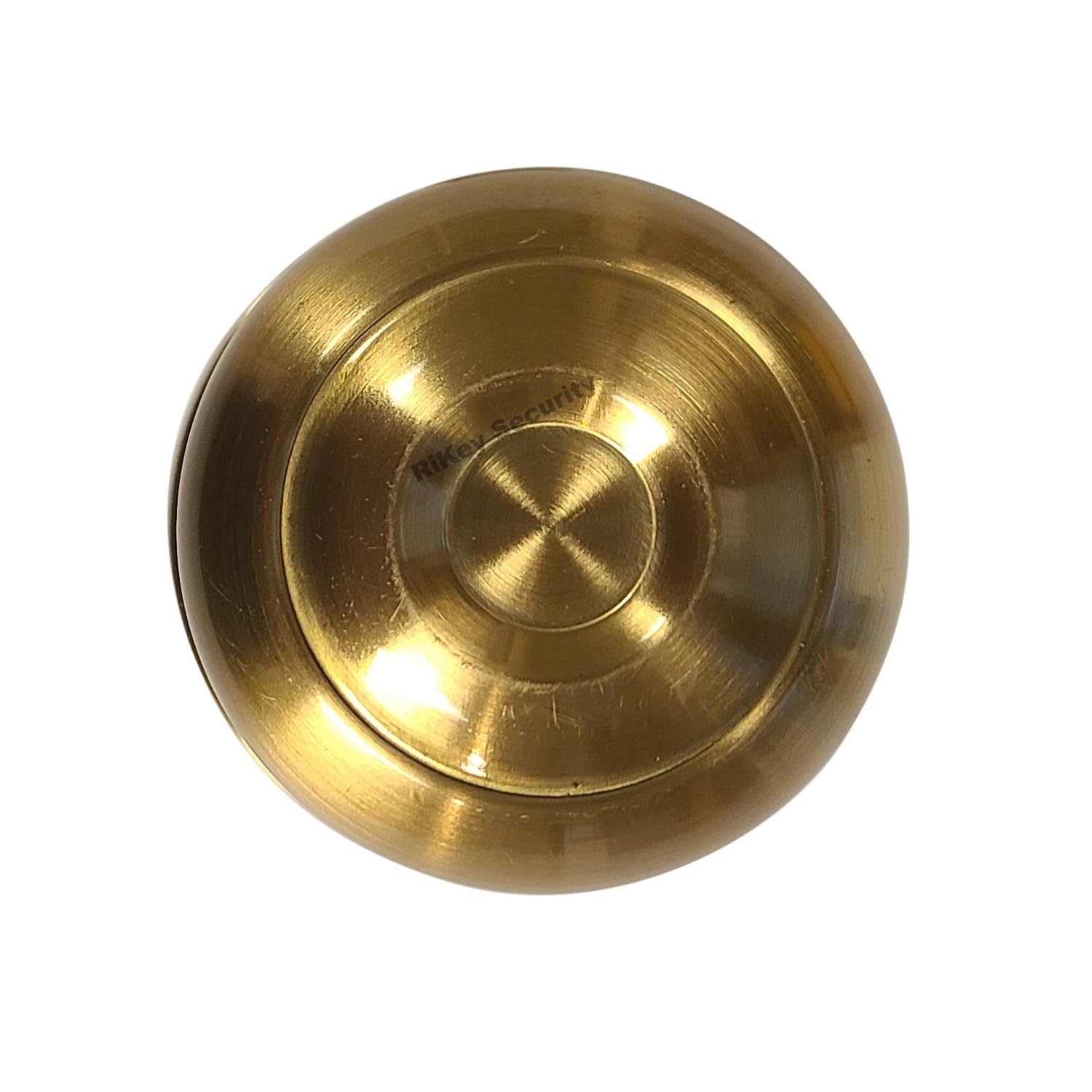 Dummy Door Knob for Interior & Closet Doors - Satin Brass Finish, No Locking Mechanism | Perfect for Bedrooms, Bathrooms & Hallways