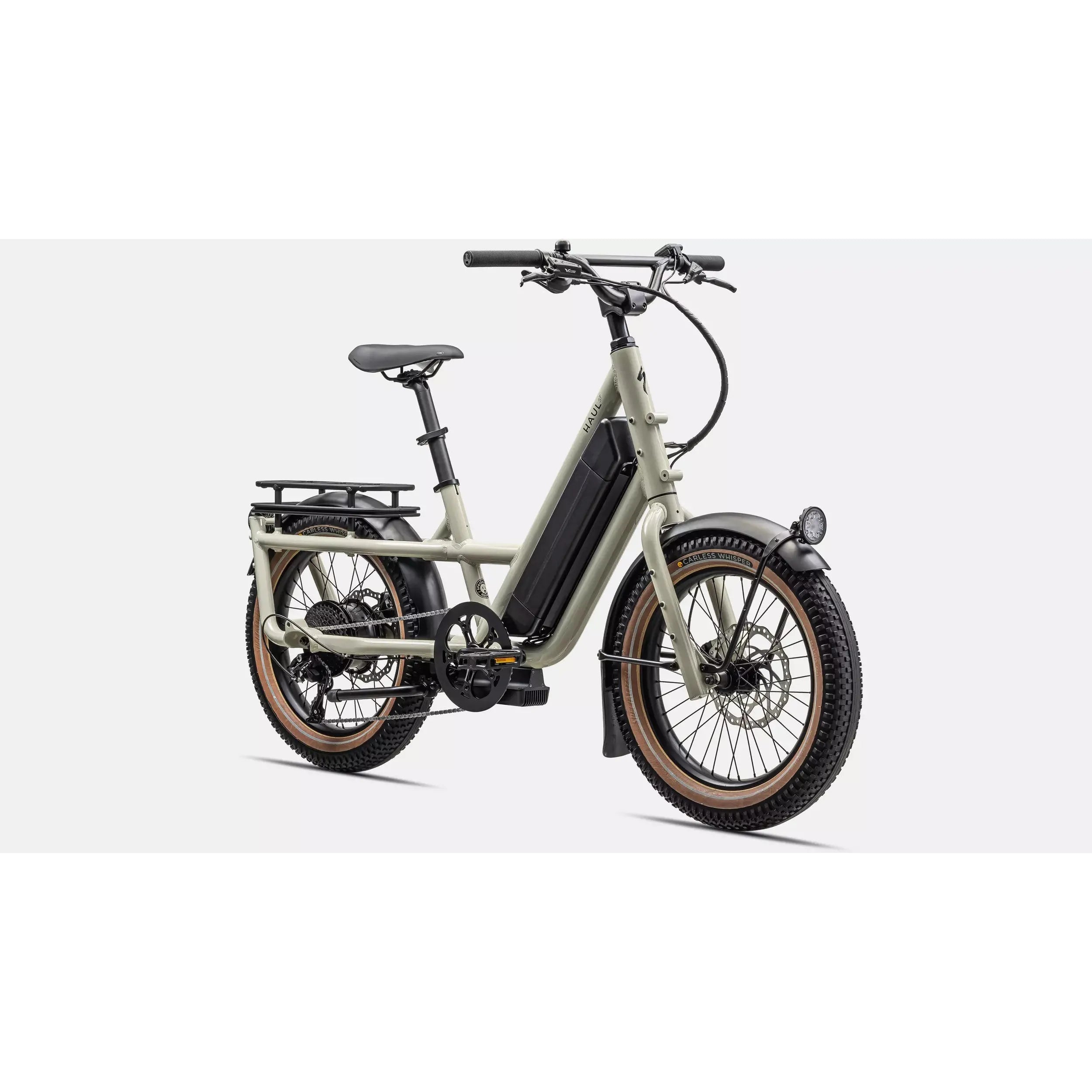Specialized Globe Haul ST Electric Bike - White Mountain Gloss Finish | Includes FREE Spare Battery | Perfect for Urban Commuting & Off-Road Adventures