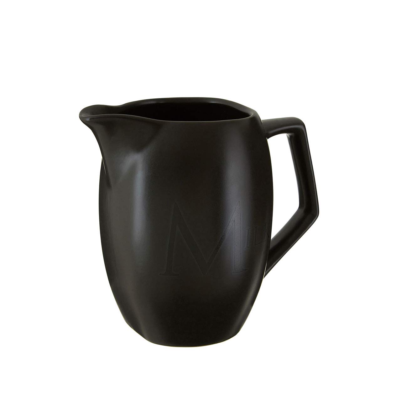 Premium Black Ceramic Pitcher - Elegant & Durable for Coffee, Juice, Milk - Perfect for Home, Kitchen, Restaurant, and Party Serving
