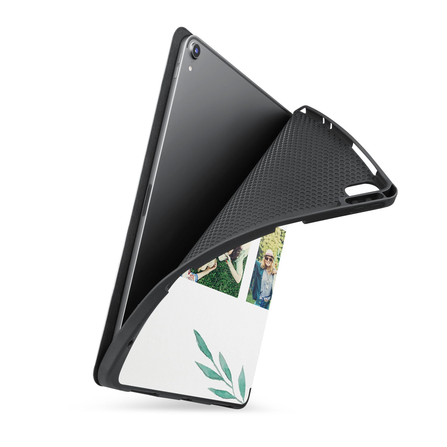 Custom iPad Case with Photo Collage Design - 38 Unique Picture Slots for Personalization | Perfect for Travel, Work & School Use