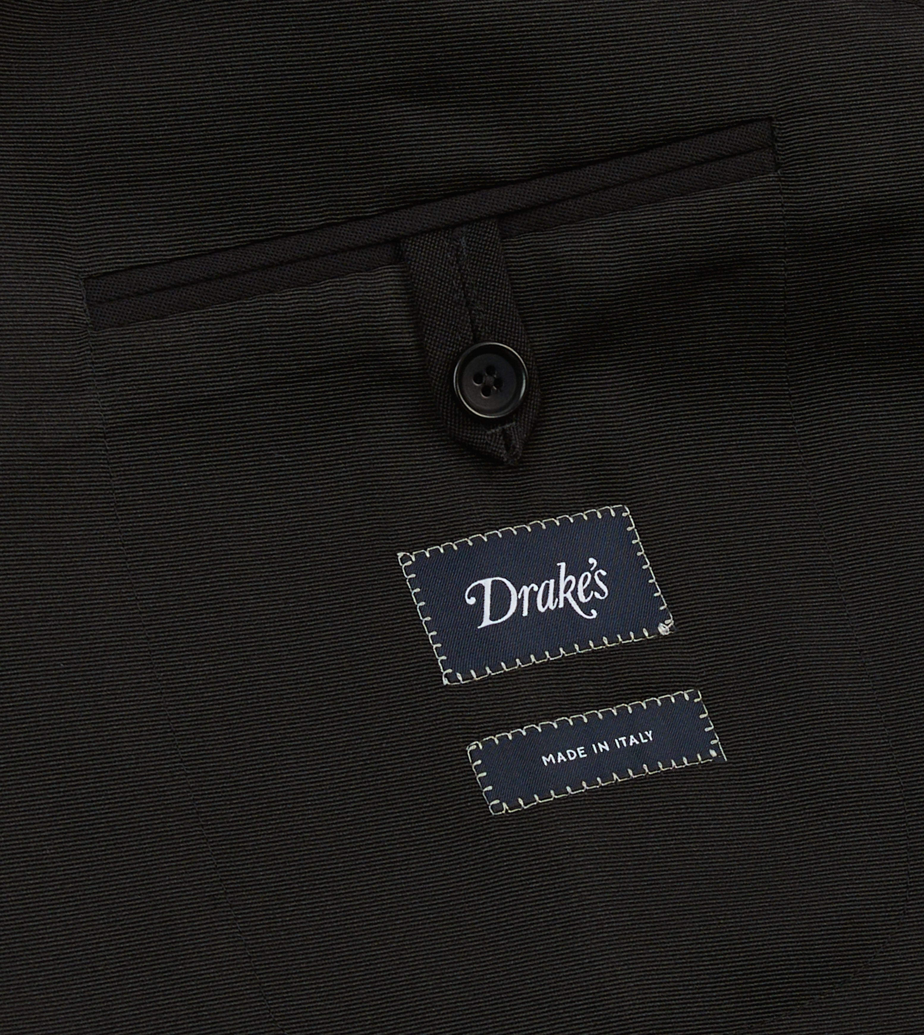 Elegant Black Barathea Wool Dinner Jacket for Men - Perfect for Weddings, Galas & Formal Events